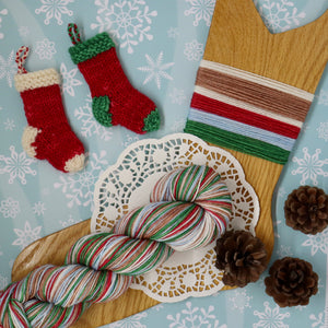 Dye to Order Cookies for Santa Christmas Self Striping