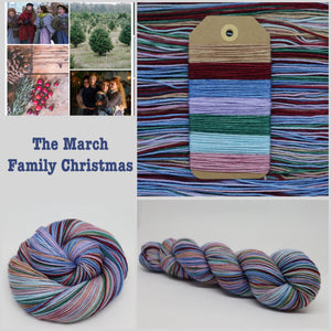 Dyed to Order The March Family Christmas Self Striping